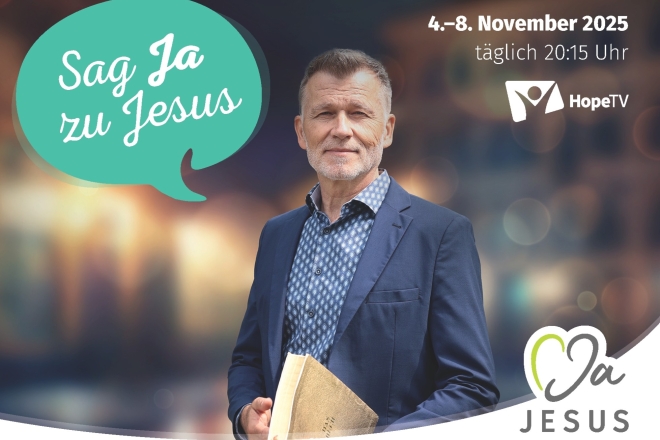 Der christliche Fernsehsender Hope TV beteiligt sich mit der Live-Sendereihe «Sag Ja zu Jesus».